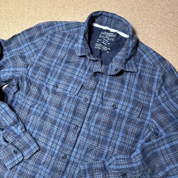 Rei Cooperative Shirt Button Up Long Sleeve Cotton Size M Plaid C1 - Picture 2 of 6
